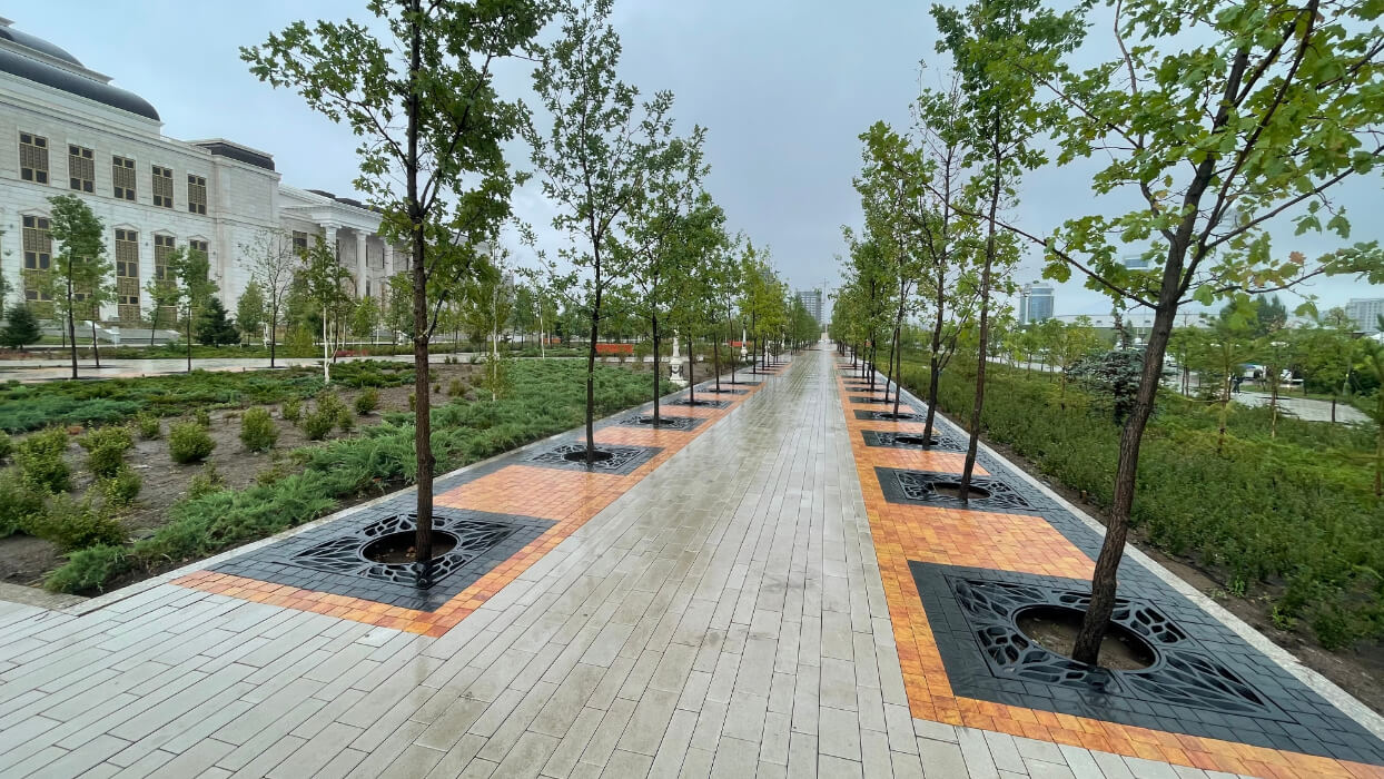 Приствольная решетка для дерева ZKING CRUST 1.2х1.2м Черная в Балашихе фото