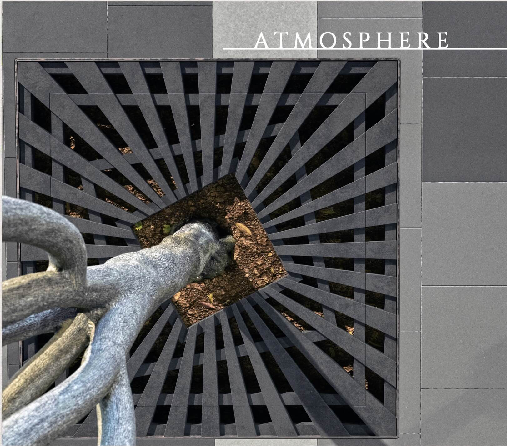 Приствольная решетка для дерева ZKING ATMOSPHERE 1.2х1.2м Черная в Балашихе фото