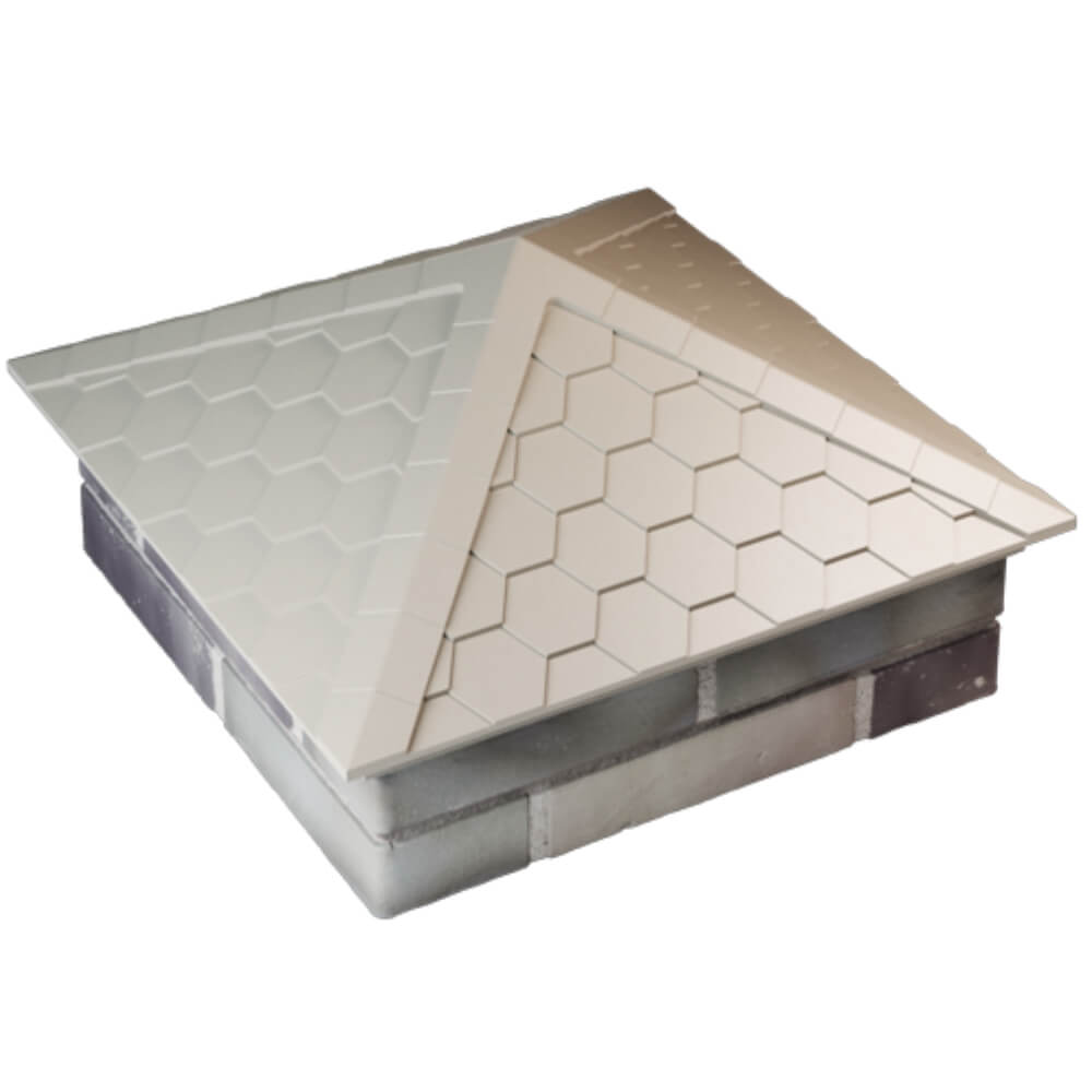 Колпак Zking Эверест Бежевый на столб 2х2 кирпича (535х535мм) Балашиха фото