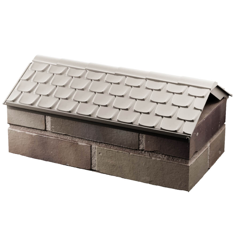 Парапет Zking Эльбрус Бежевый с посадкой на 1 кирпич (255мм) в Балашихе фото