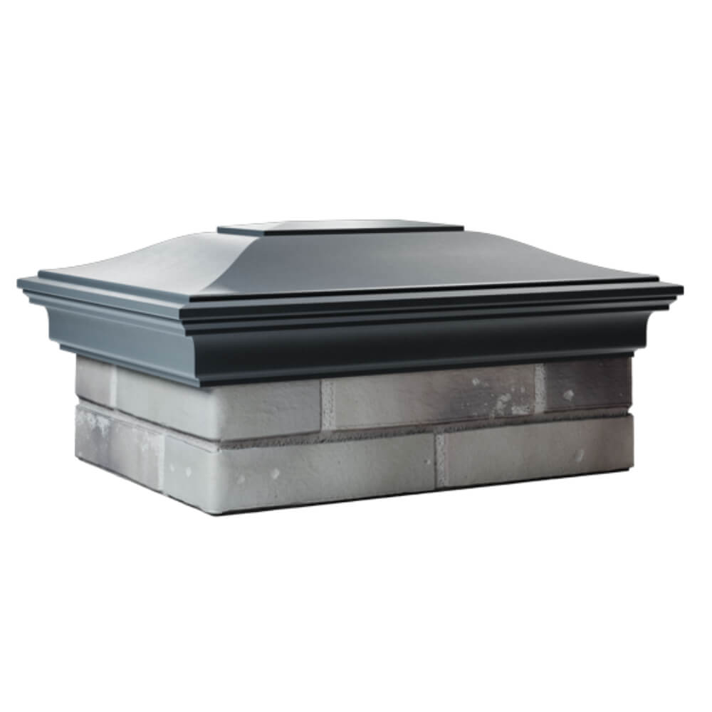 Колпак Zking Монблан Серый на столб 2х1.5 кирпича (515х385мм) в Балашихе фото