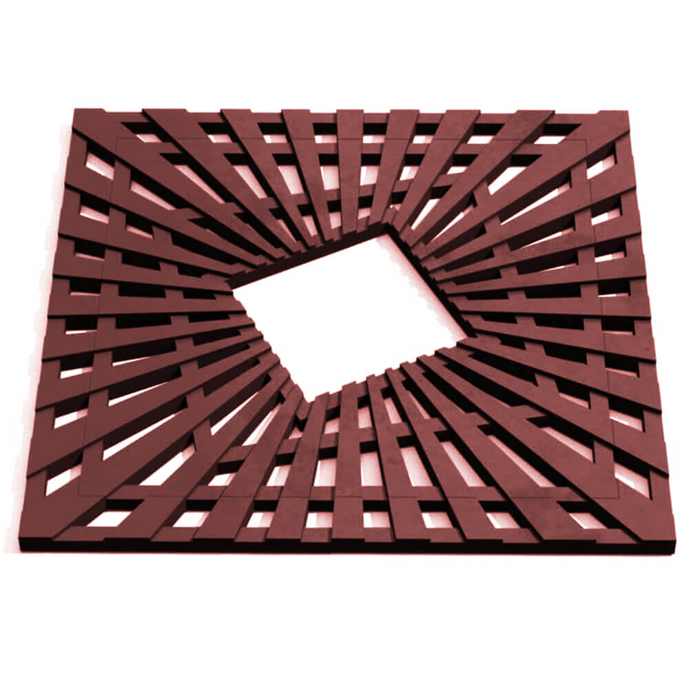 Приствольная решетка для дерева ZKING ATMOSPHERE 1.2х1.2м Коричневая Балашиха фото