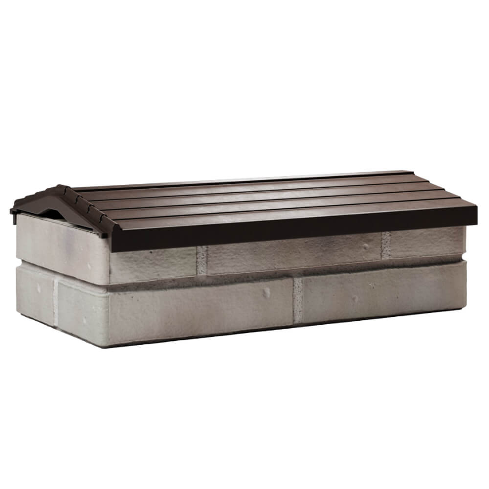 Парапет Zking Бона ХайТек Коричневый с посадкой на 1 кирпич (200/225/255мм) Балашиха фото