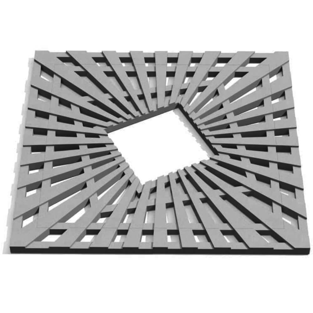 Приствольная решетка для дерева ZKING ATMOSPHERE 1.2х1.2м Серая Балашиха фото