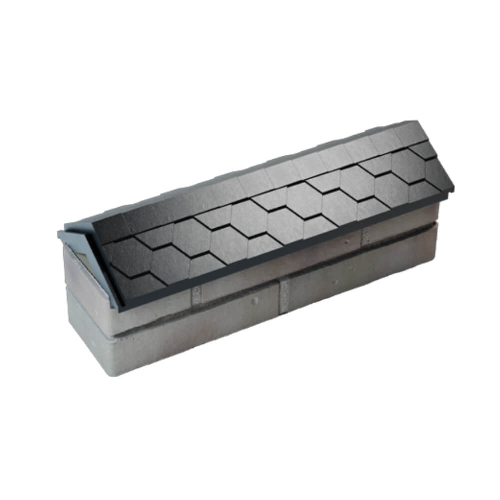 Парапет Zking Эверест Черный с посадкой на 0.5 кирпича (130мм) в Балашихе фото