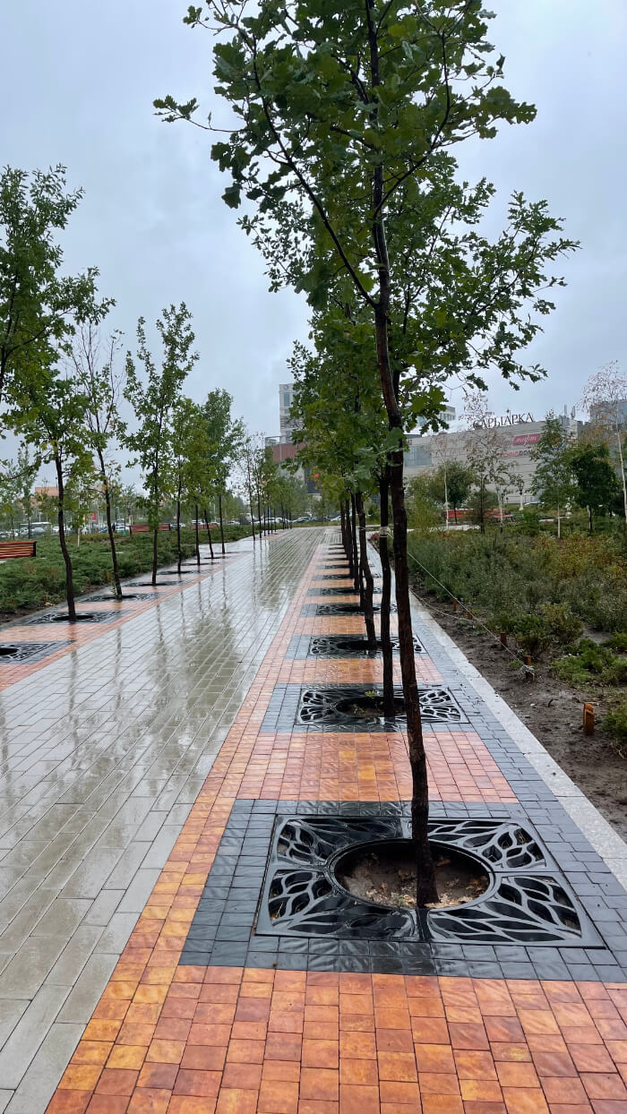 Приствольная решетка для дерева ZKING CRUST 1.2х1.2м Черная в Балашихе фото