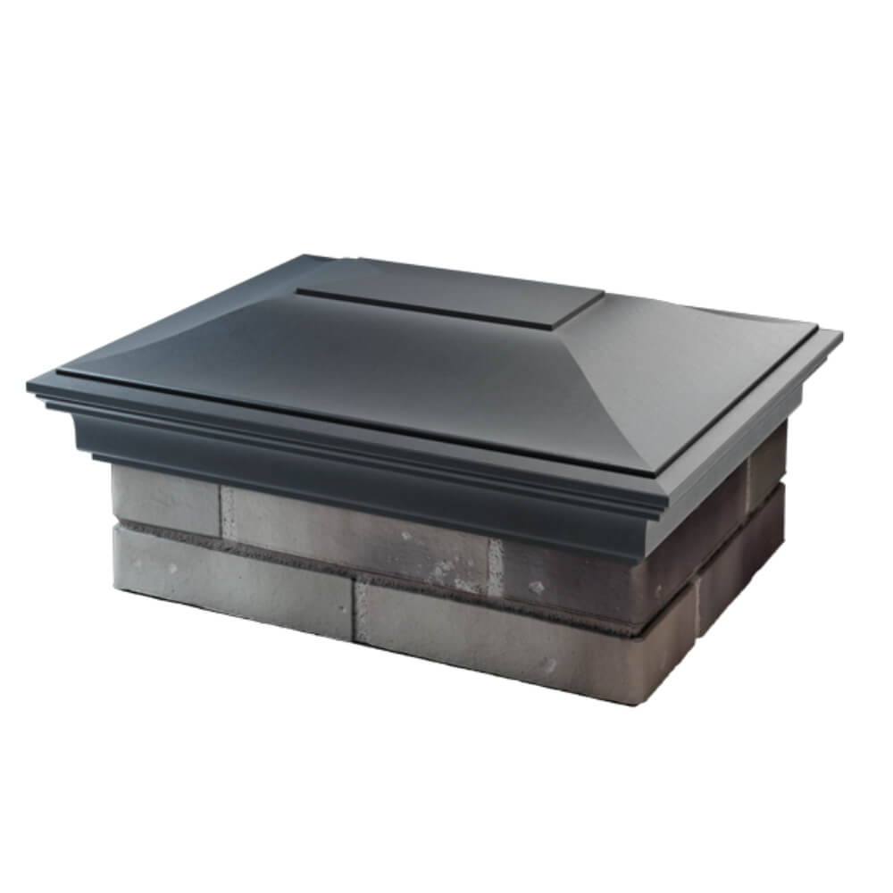 Колпак Zking Монблан Серый на столб 2х1.5 кирпича (515х385мм) в Балашихе фото