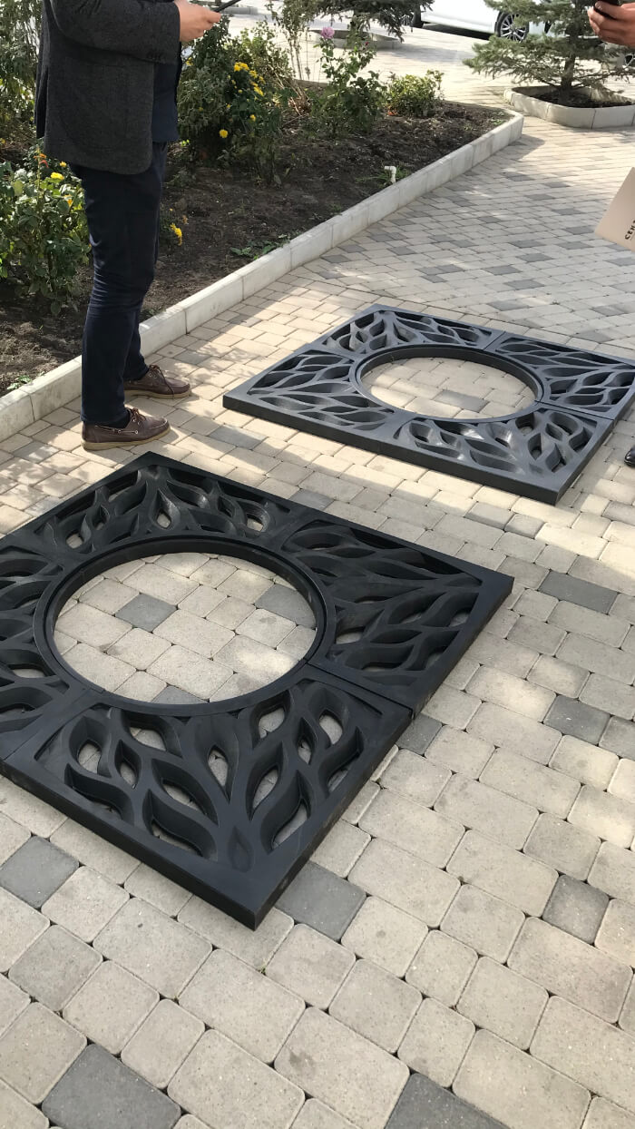 Приствольная решетка для дерева ZKING CRUST 1.2х1.2м Черная в Балашихе фото