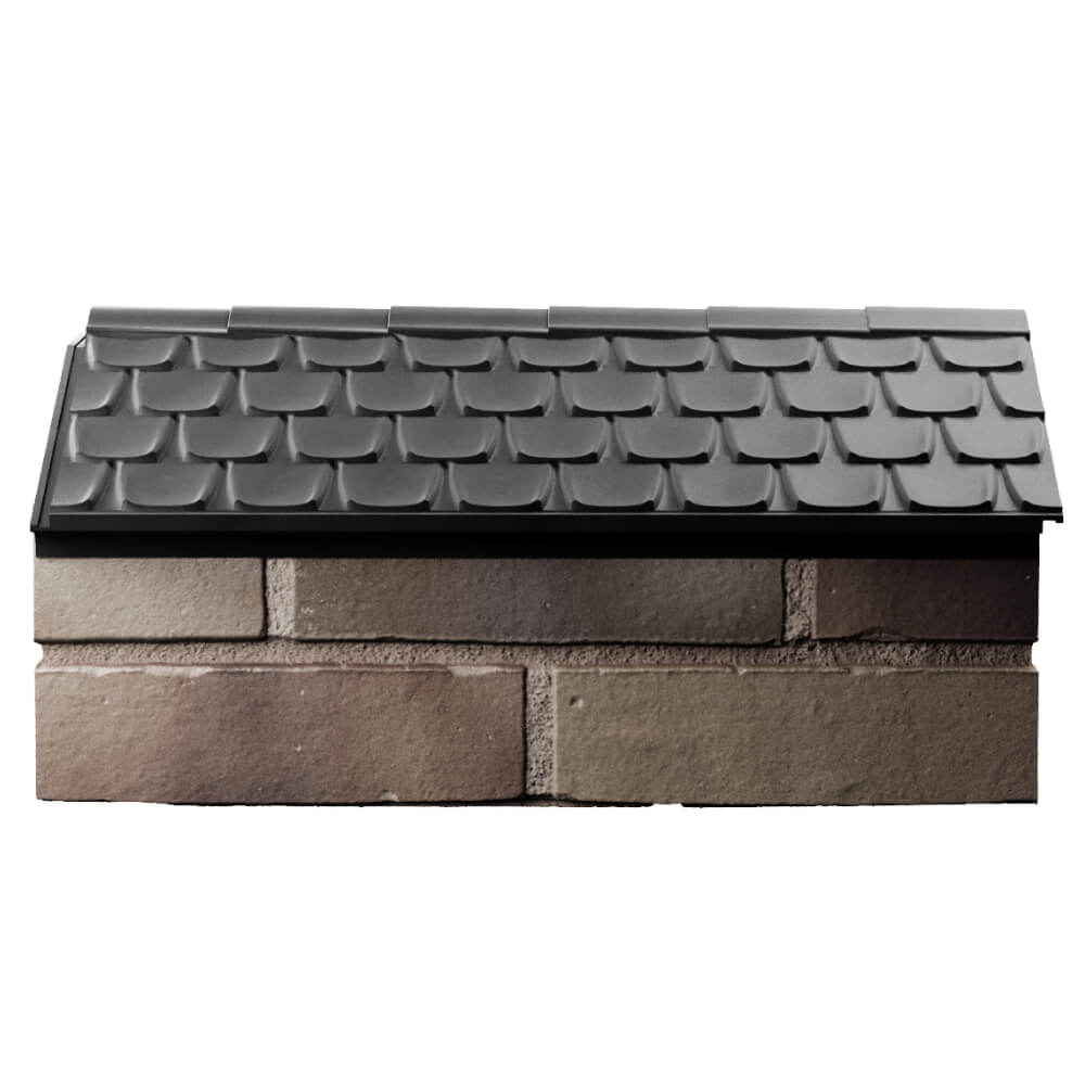 Парапет Zking Эльбрус Серый с посадкой на 1 кирпич (255мм) в Балашихе фото
