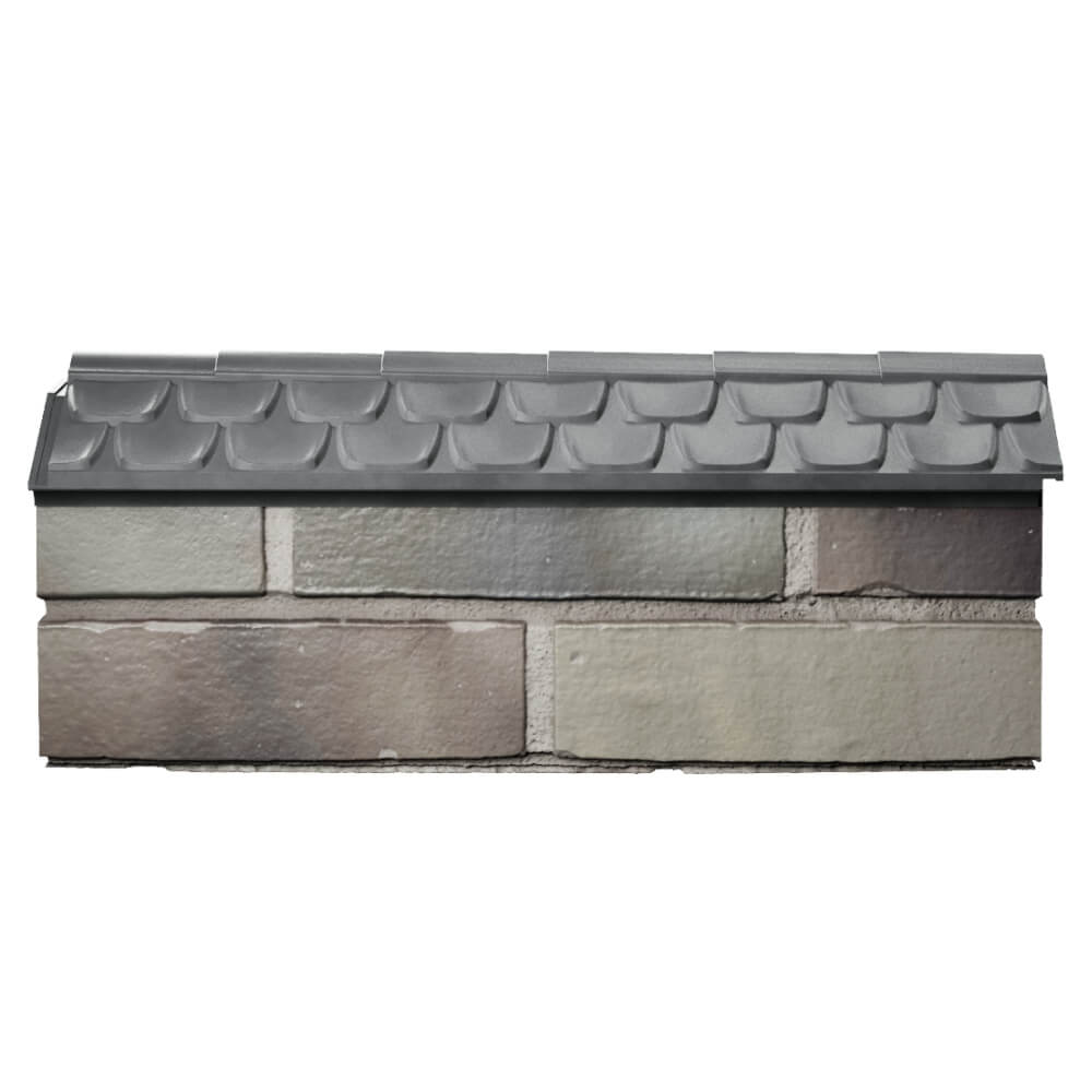 Парапет Zking Эльбрус Серый с посадкой на 0.5 кирпича (130мм) в Балашихе фото