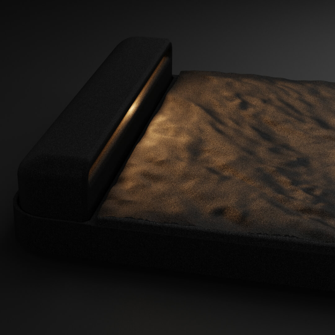 LED Светильник для шаговой плиты STONE Черный Сланец 330х75х98мм Балашиха фото