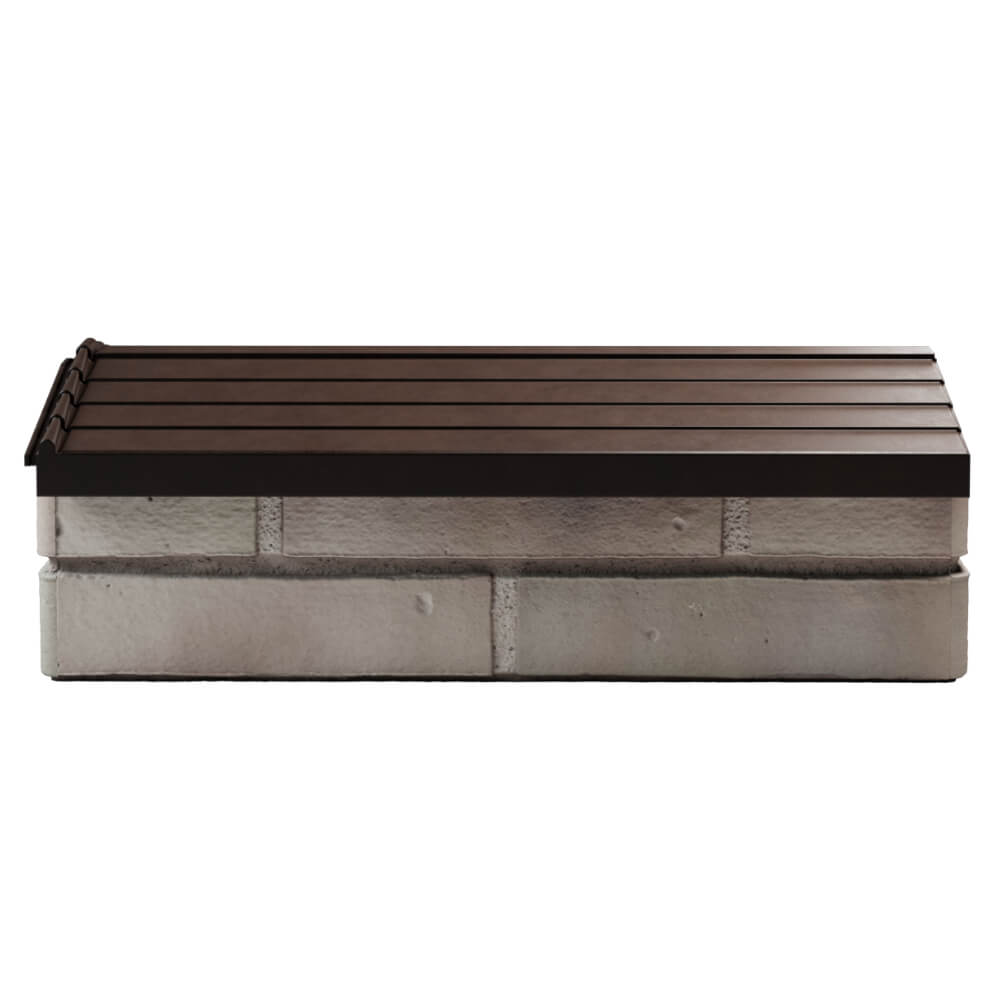 Парапет Zking Бона ХайТек Коричневый с посадкой на 1 кирпич (200/225/255мм) в Балашихе фото