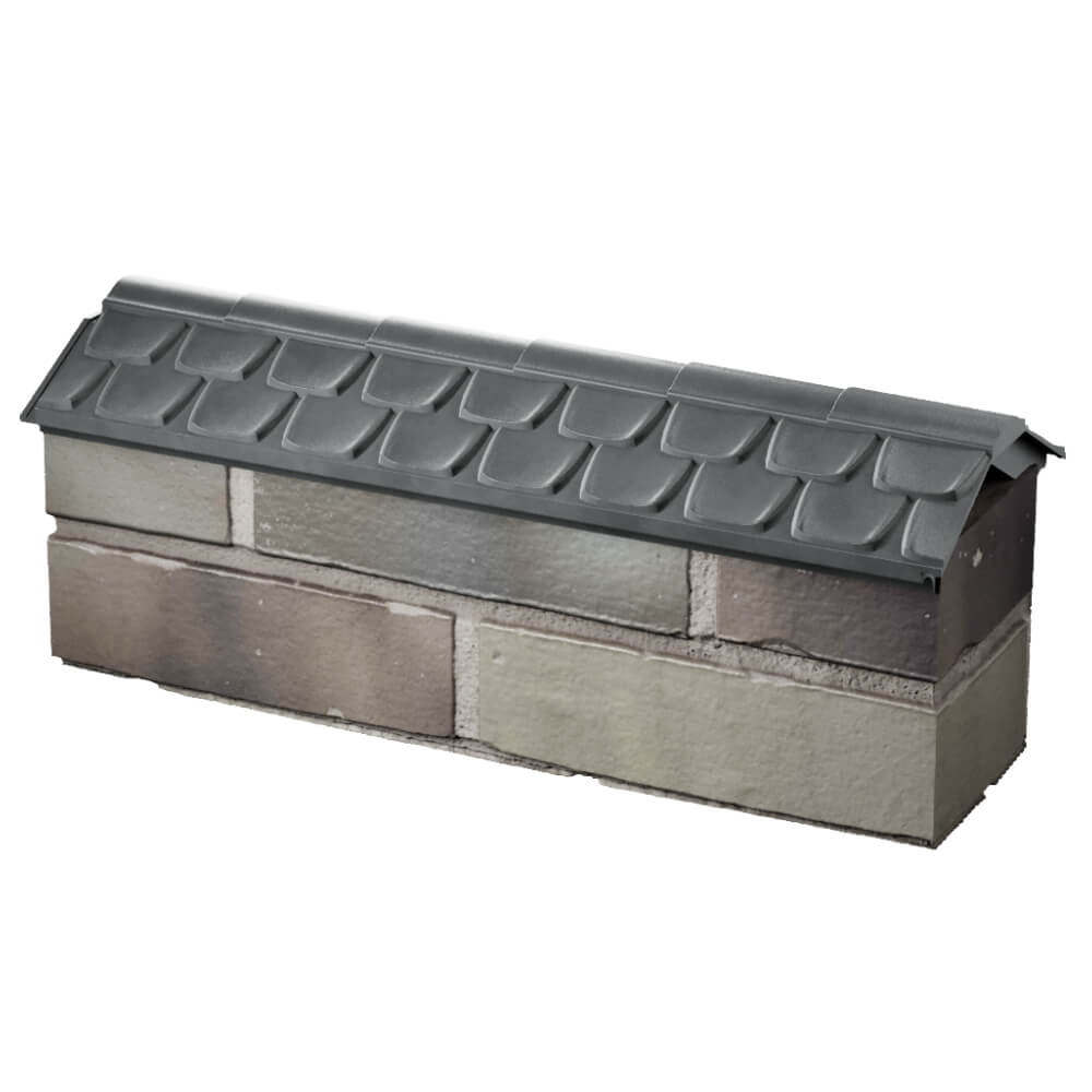 Парапет Zking Эльбрус Серый с посадкой на 0.5 кирпича (130мм) в Балашихе фото