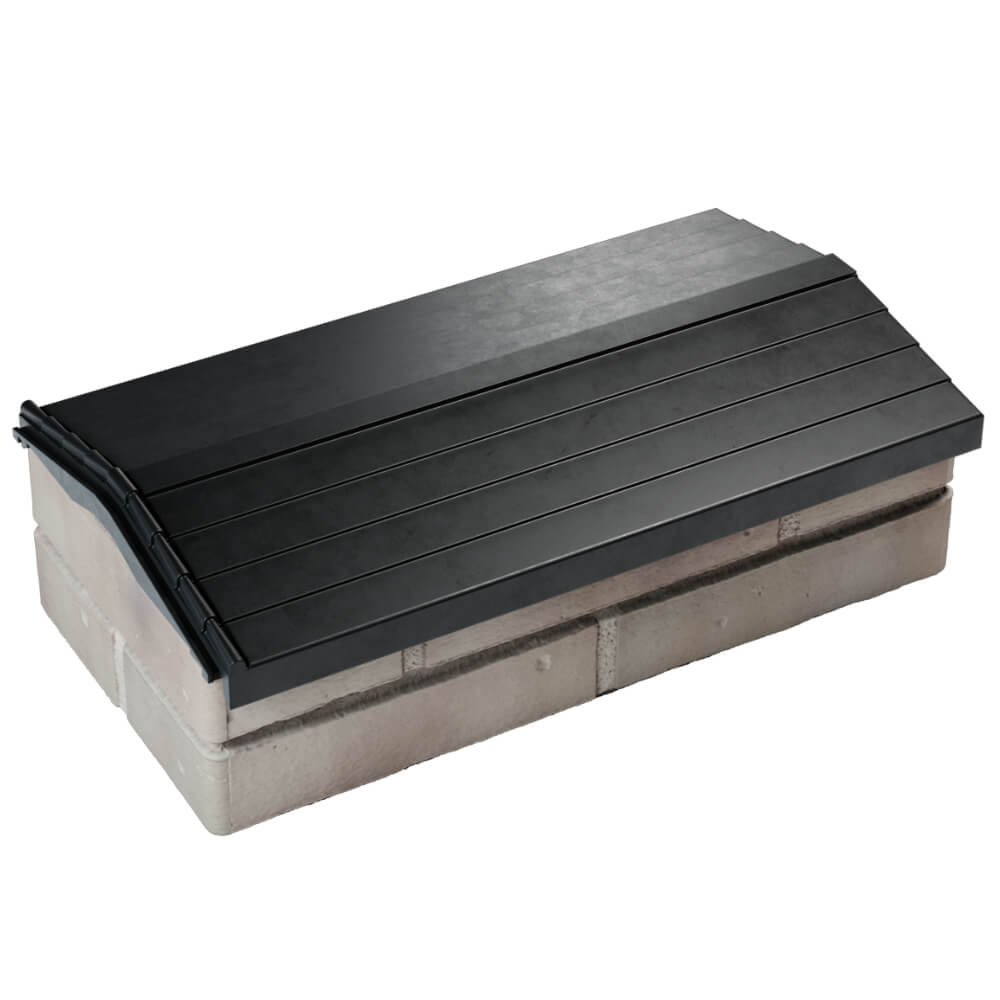 Парапет Zking Бона ХайТек Черный с посадкой на 1 кирпич (200/225/255мм) в Балашихе фото