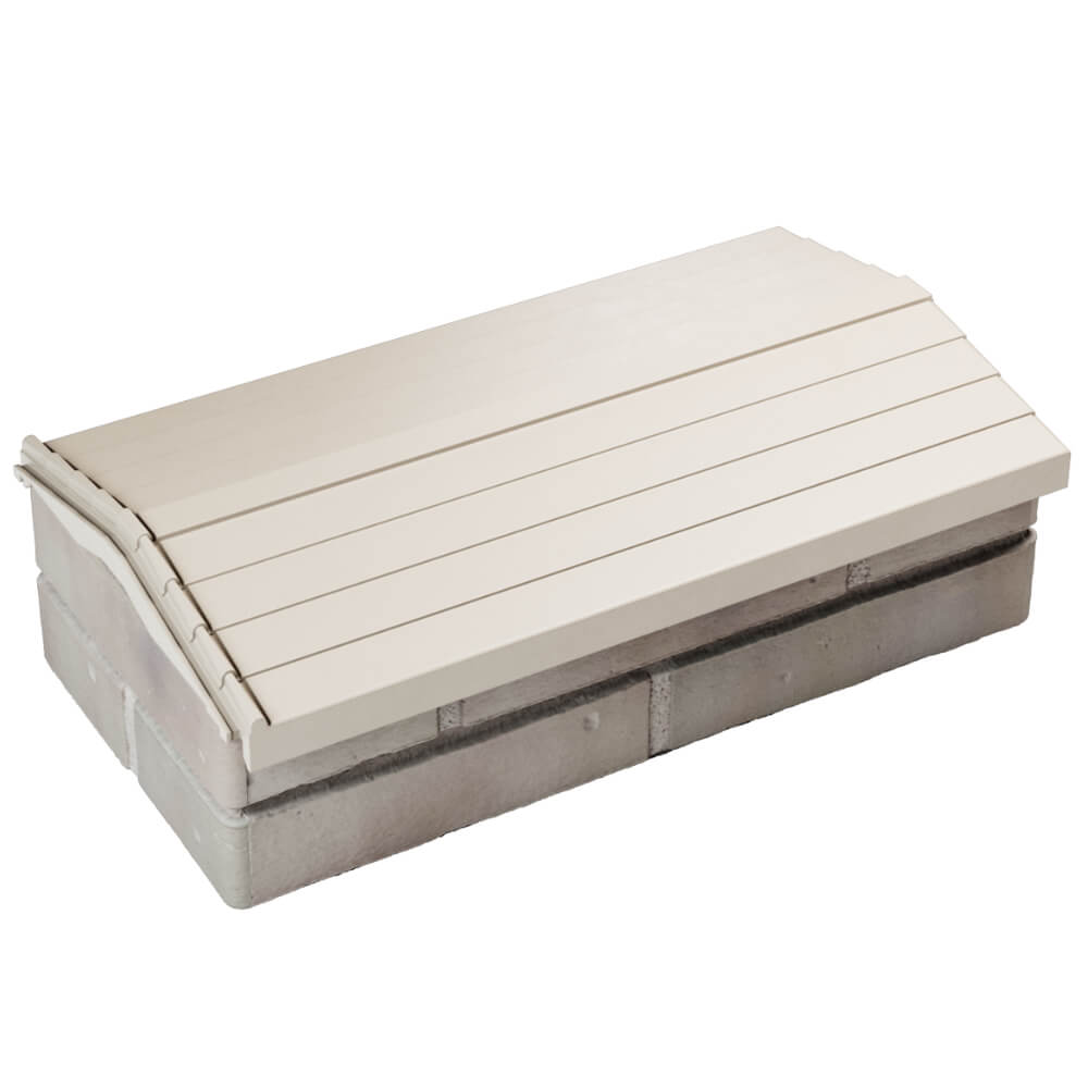 Парапет Zking Бона ХайТек Бежевый с посадкой на 1 кирпич (200/225/255мм) в Балашихе фото