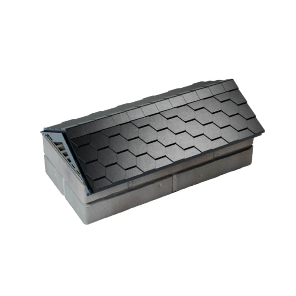 Парапет Zking Эверест Черный с посадкой на 1 кирпич (200/225/255мм) в Балашихе фото