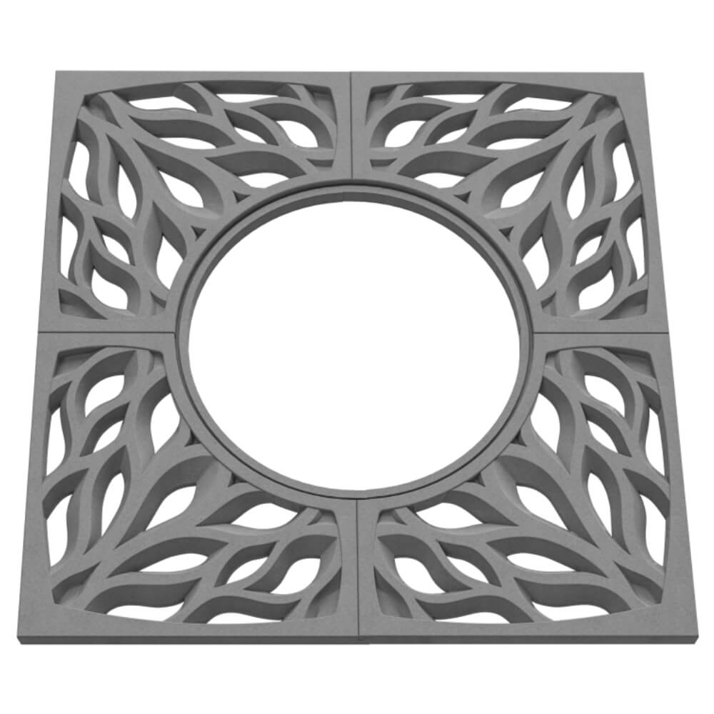 Приствольная решетка для дерева ZKING CRUST 1.2х1.2м Серая в Балашихе фото