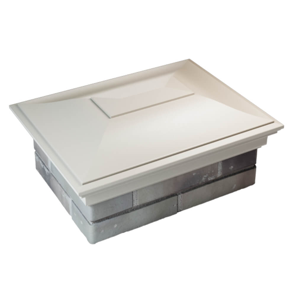 Колпак Zking Монблан Бежевый на столб 2х1.5 кирпича (515х385мм) Балашиха фото