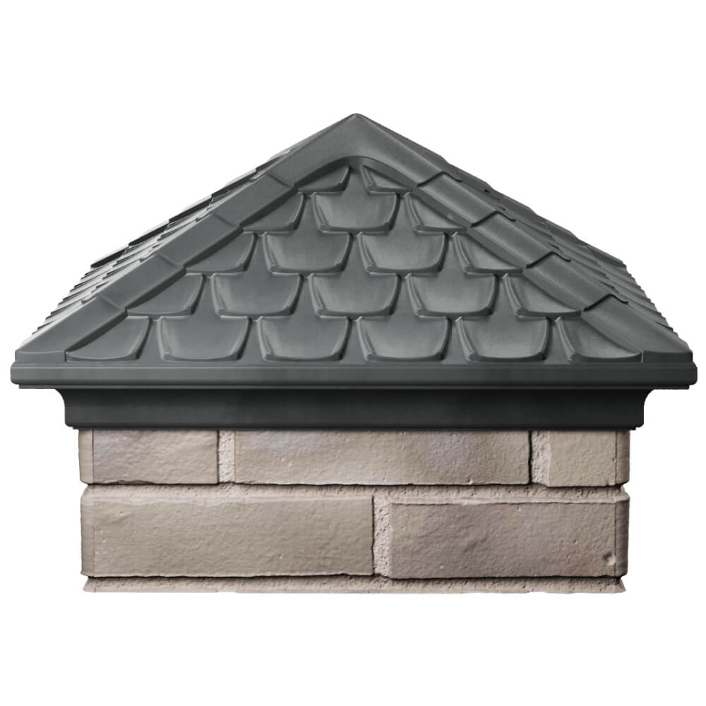 Колпак Zking Эльбрус Серый на столб 1.5х1.5 кирпича (385х385мм) Балашиха фото