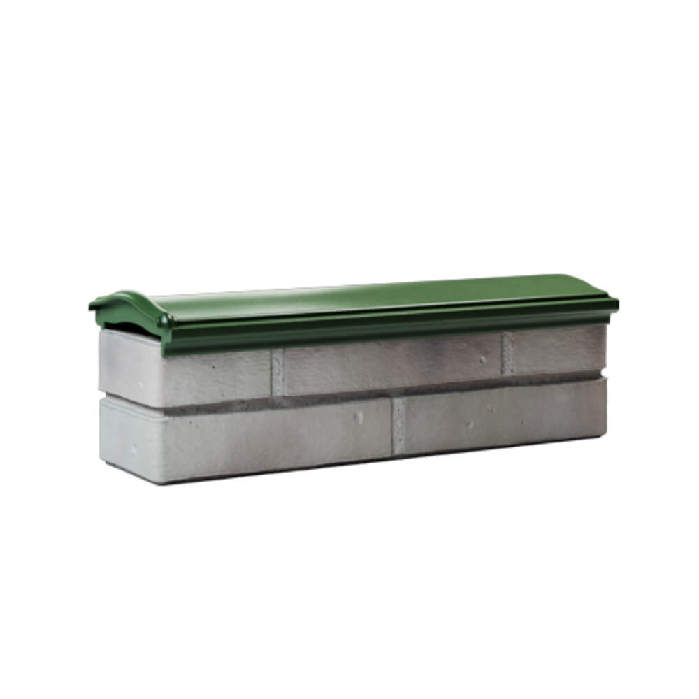 Парапет Zking Монблан Зеленый посадка на 0.5 кирпича (130мм) Балашиха фото