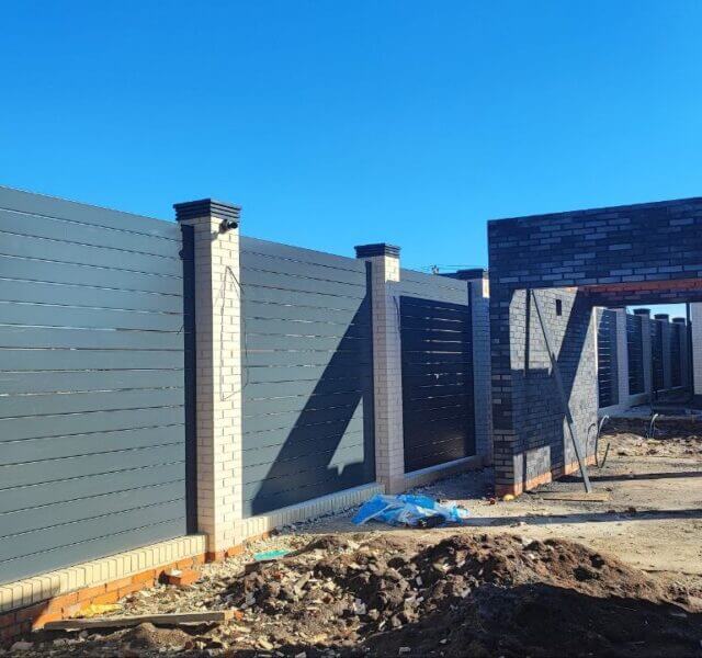 Колпак Zking Бона ХайТек Серый на столб 1.5х1.5 кирпича (385х385мм) в Балашихе фото