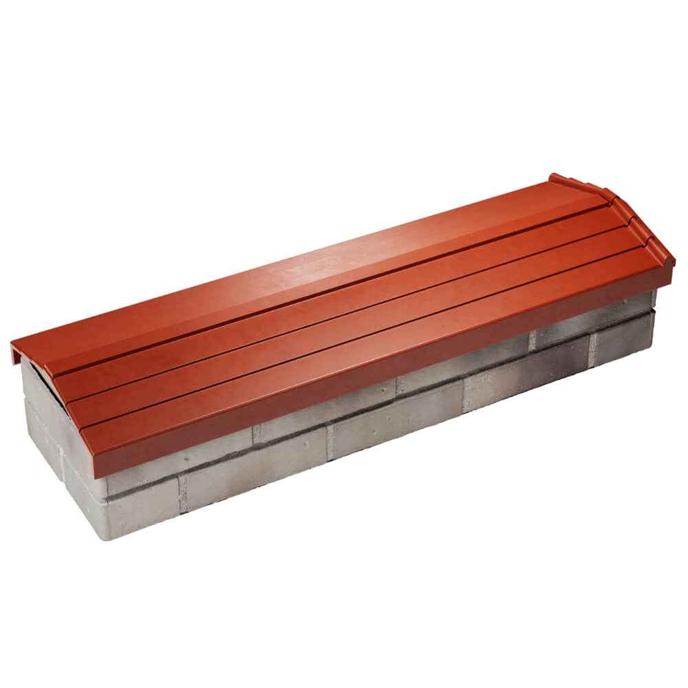 Парапет Zking Бона ХайТек Красный посадка на 0.5 кирпича (130мм) в Балашихе фото