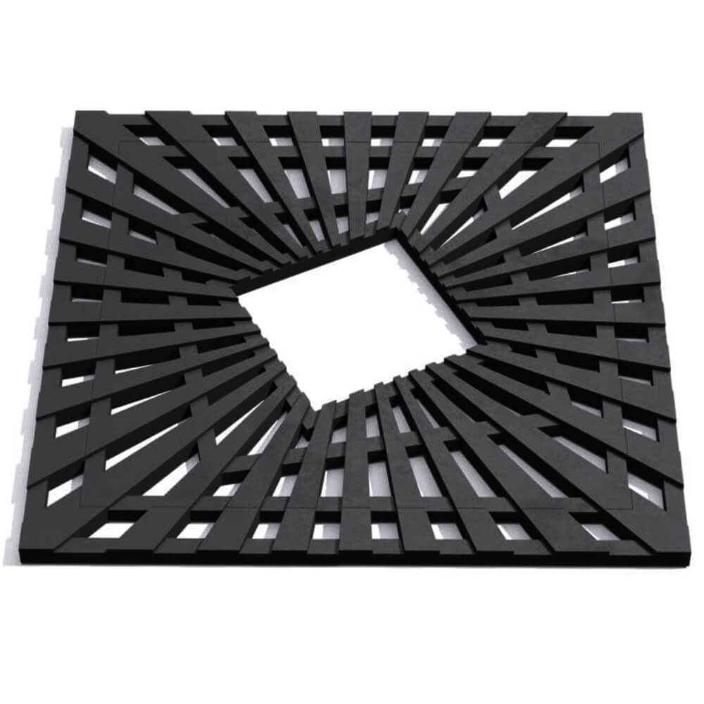 Приствольная решетка для дерева ZKING ATMOSPHERE 1.2х1.2м Черная Балашиха фото