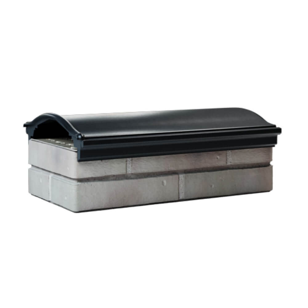 Парапет Zking Монблан Черный посадка на 1 кирпич (200/225/255мм) Балашиха фото