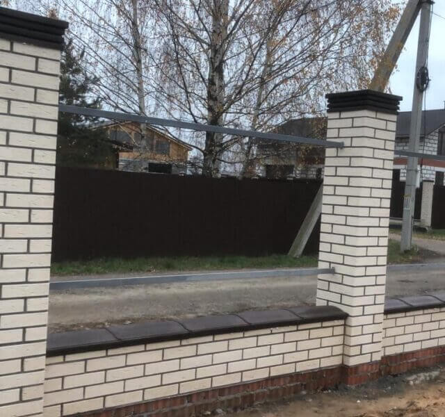 Колпак Zking Бона ХайТек Коричневый на столб 1.5х1.5 кирпича (385х385мм) в Балашихе фото