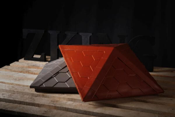 Колпак Zking Эверест Красный на столб 1.5х1.5 кирпича (390х390мм) в Балашихе фото