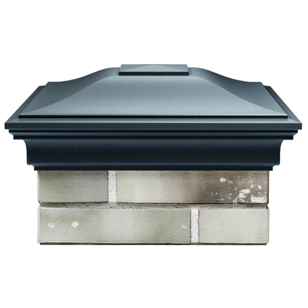 Колпак Zking Монблан Серый на столб 1.5х1.5 кирпича (385х385мм) Балашиха фото