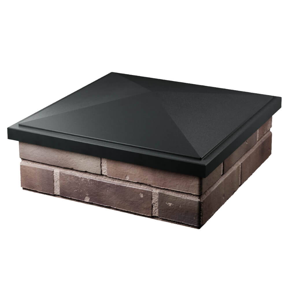 Колпак Zking БонаМоно Черный на столб 2х2 кирпича (515х515, 530х530мм) в Балашихе фото