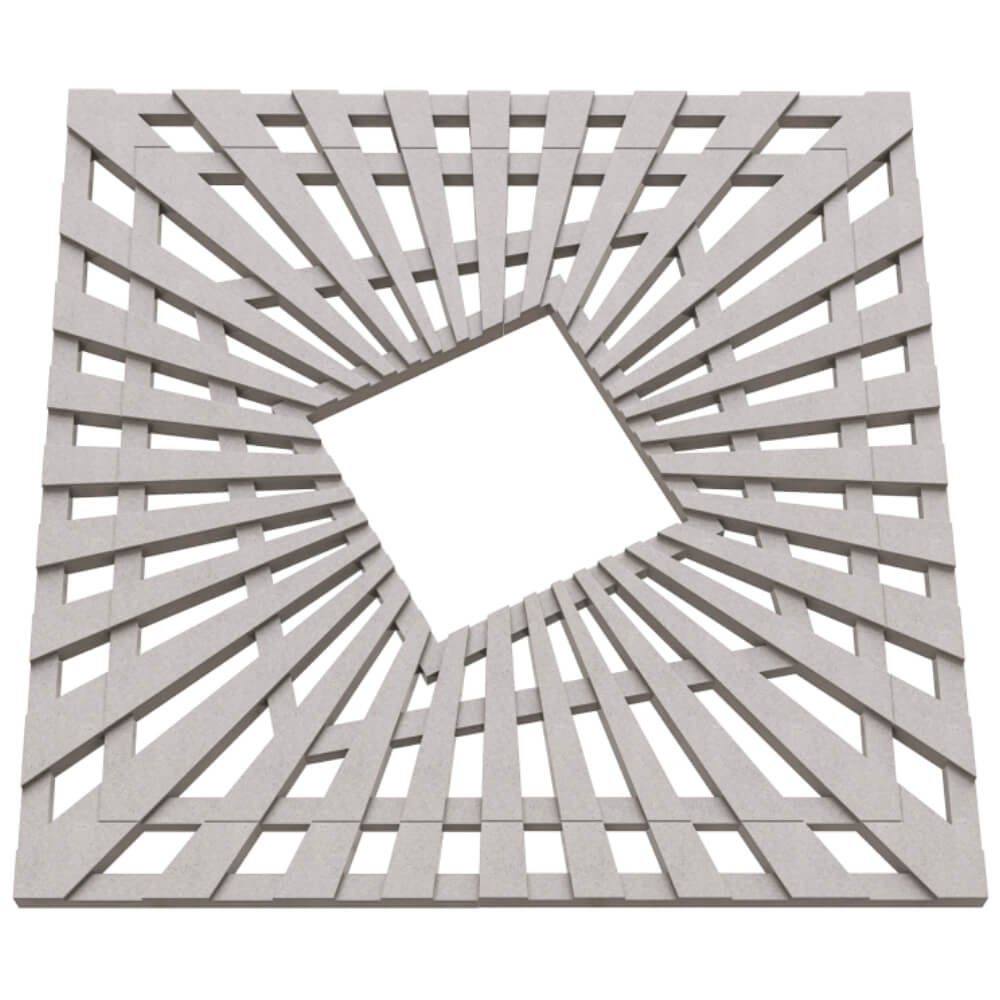 Приствольная решетка для дерева ZKING ATMOSPHERE 1.2х1.2м Бежевая в Балашихе фото