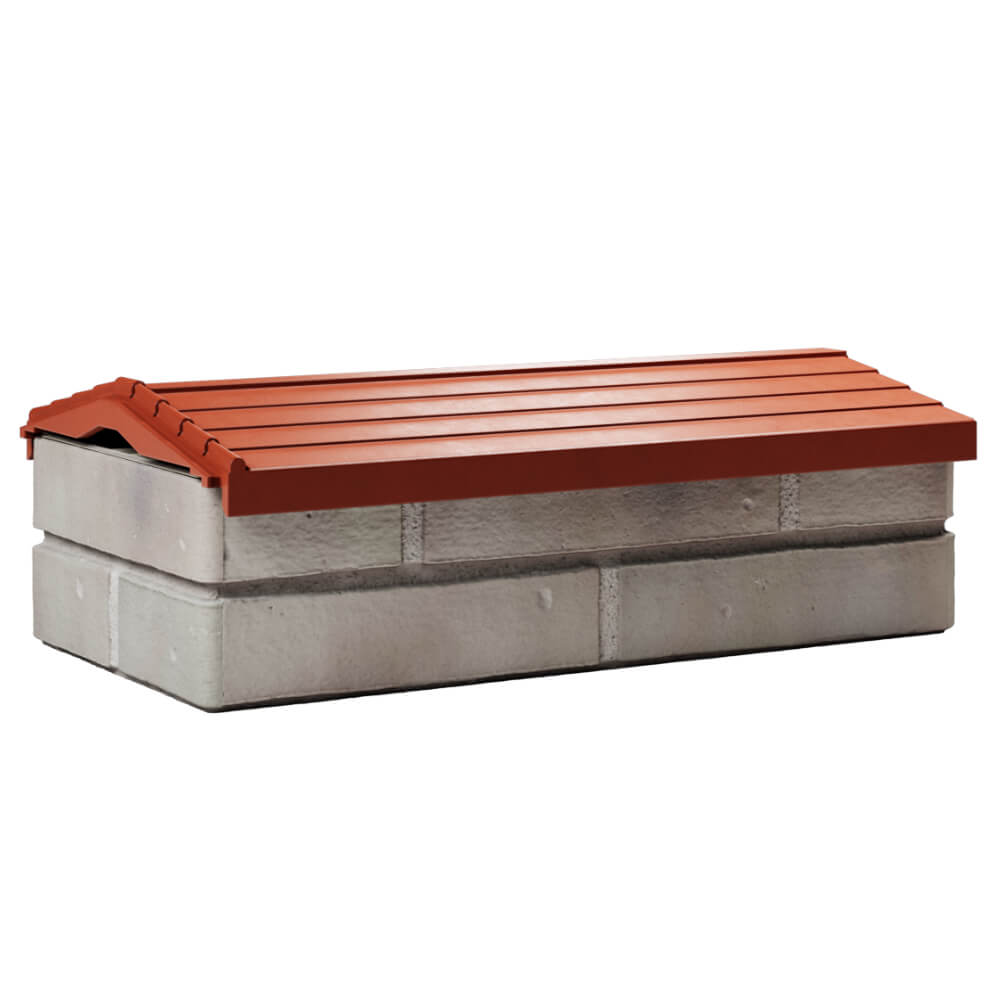 Парапет Zking Бона ХайТек Красный с посадкой на 1 кирпич (200/225/255мм) Балашиха фото