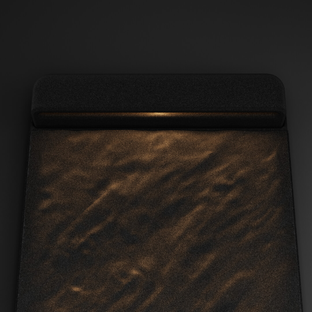 LED Светильник для шаговой плиты STONE Черный Сланец 330х75х98мм в Балашихе фото