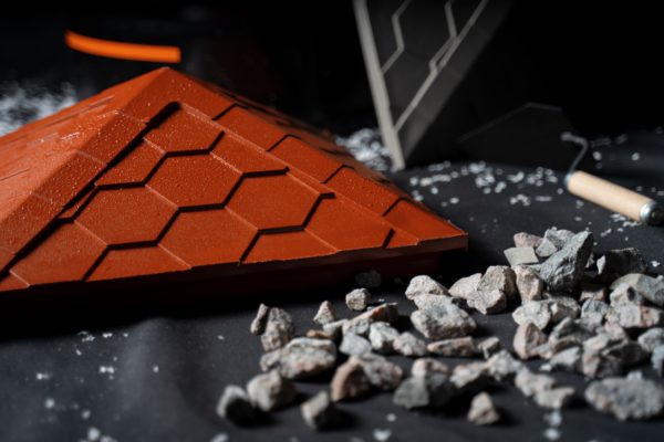 Колпак Zking Эверест Красный на столб 1.5х1.5 кирпича (390х390мм) в Балашихе фото