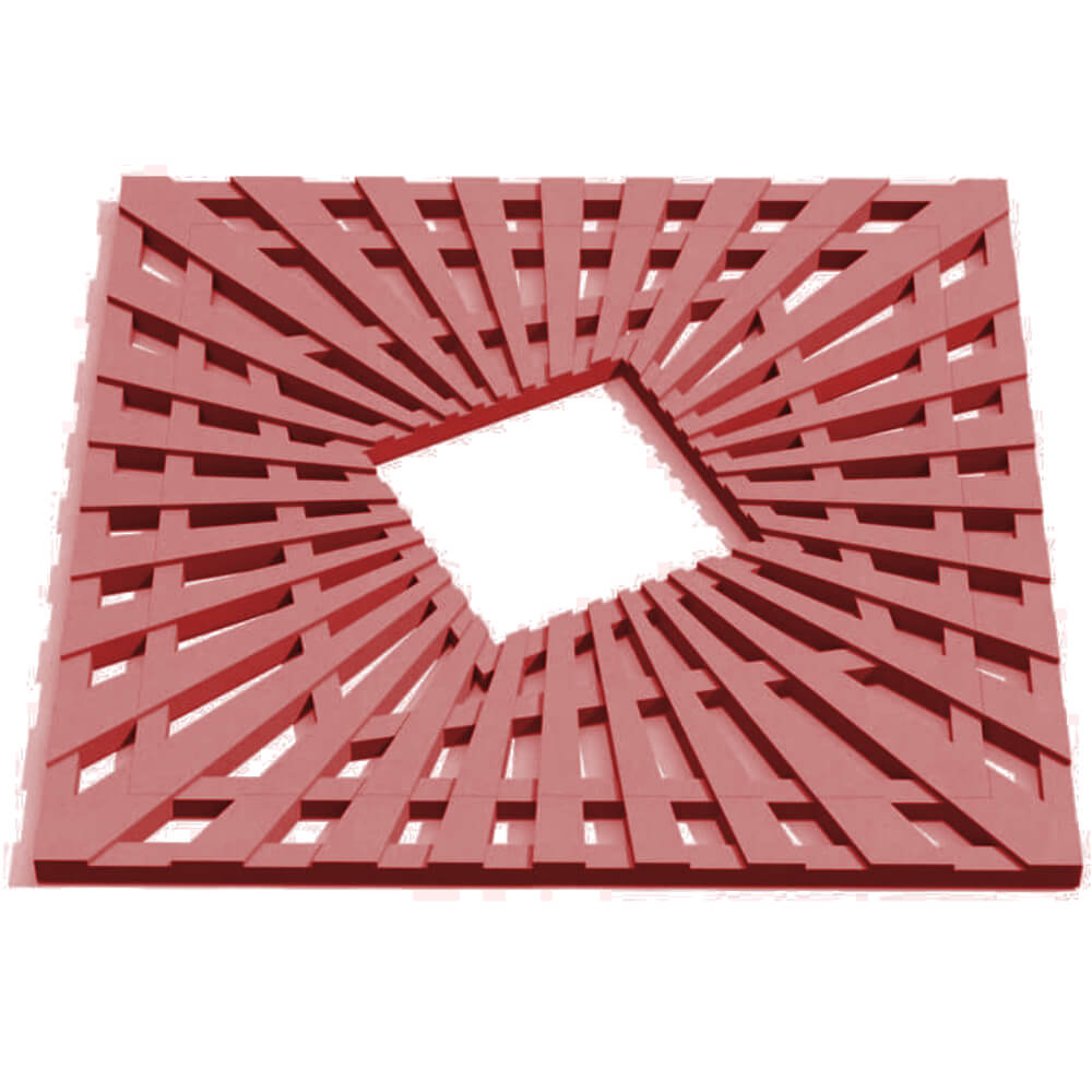 Приствольная решетка для дерева ZKING ATMOSPHERE 1.2х1.2м Красная Балашиха фото