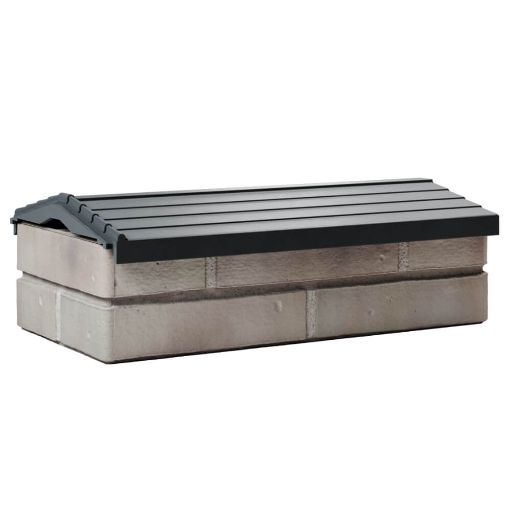 Парапет Zking Бона ХайТек Серый с посадкой на 1 кирпич (200/225/255мм) Балашиха фото