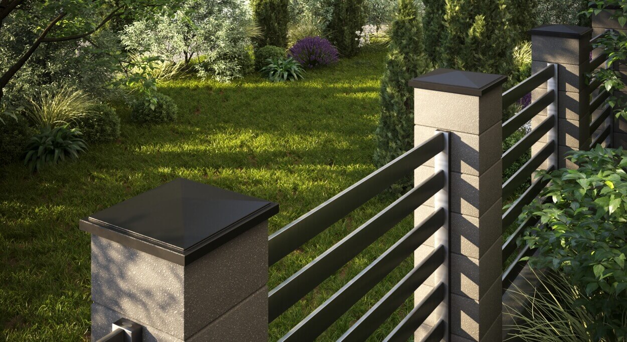 Колпак Zking БонаМоно Коричневый на столб 1.5х1.5 кирпича (385х385, 400х400мм) в Балашихе фото