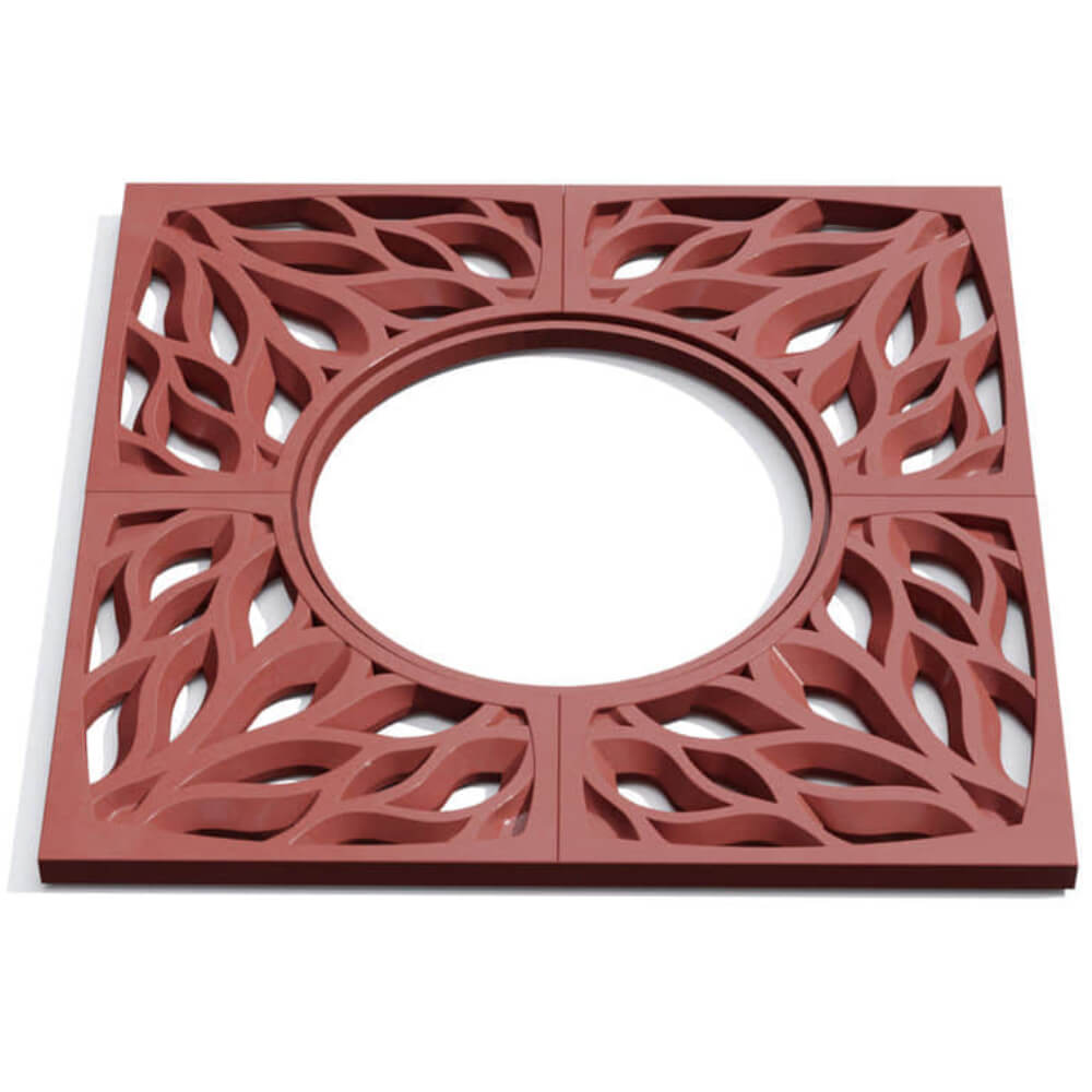 Приствольная решетка для дерева ZKING CRUST 1.2х1.2м Красная Балашиха фото