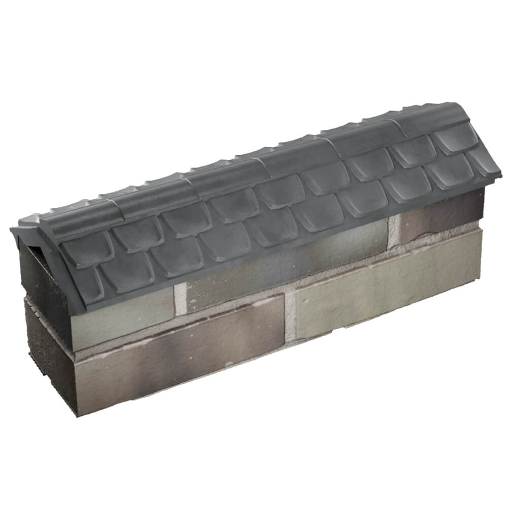 Парапет Zking Эльбрус Серый с посадкой на 0.5 кирпича (130мм) в Балашихе фото