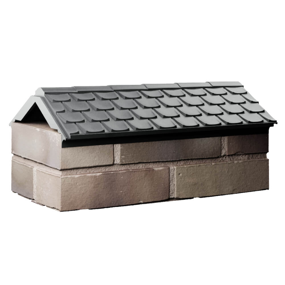 Парапет Zking Эльбрус Серый с посадкой на 1 кирпич (255мм) Балашиха фото