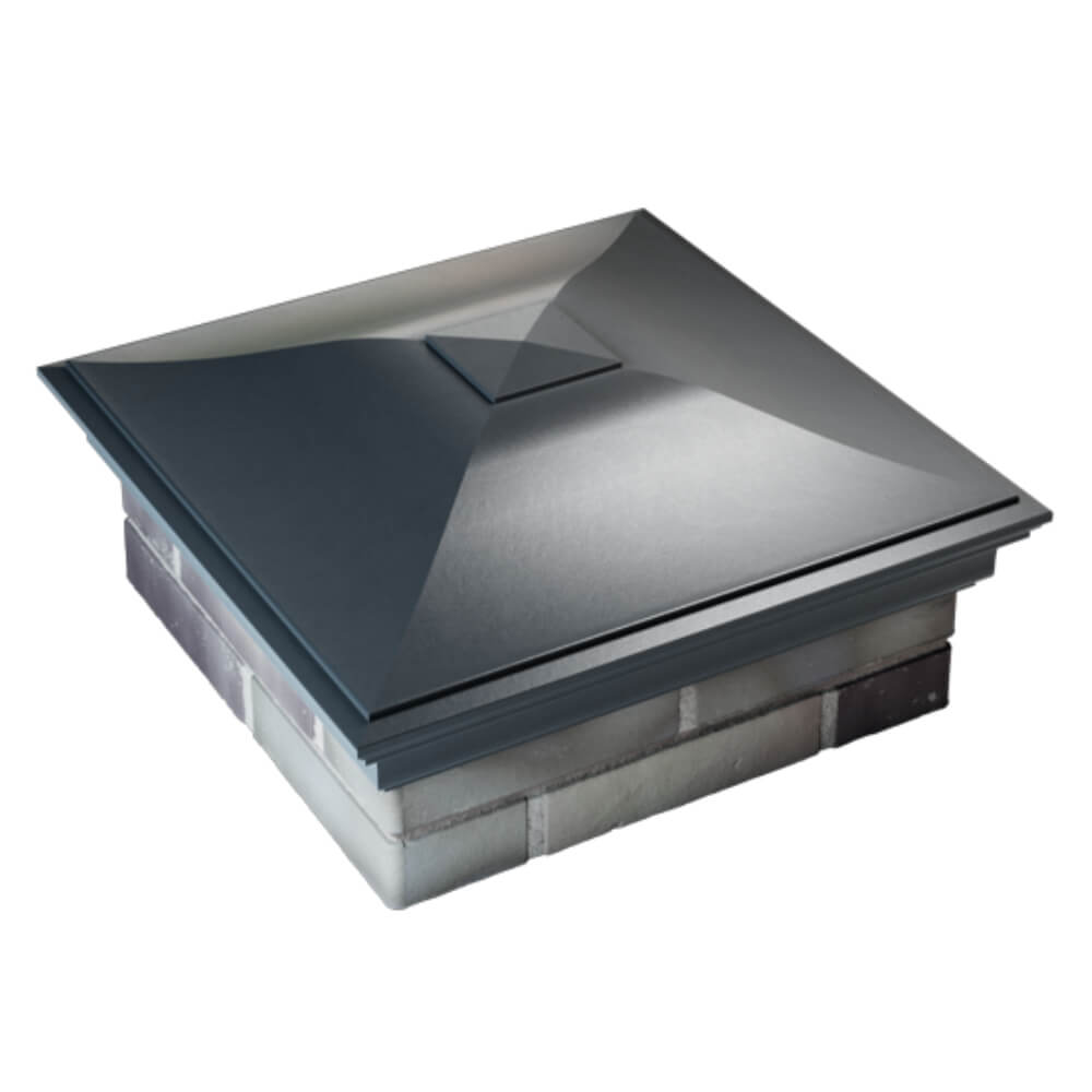 Колпак Zking Монблан Серый на столб 2х2 кирпича (515х515мм) Балашиха фото