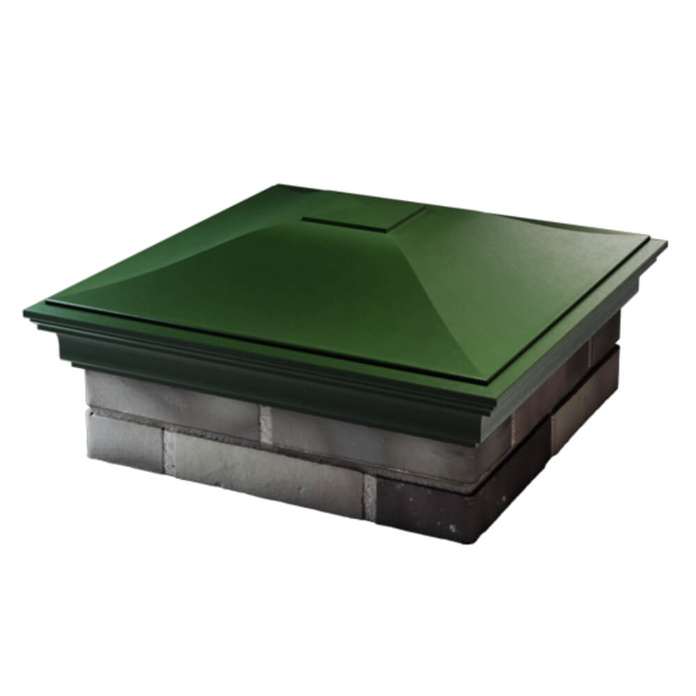 Колпак Zking Монблан Зеленый на столб 2х2 кирпича (515х515мм) в Балашихе фото