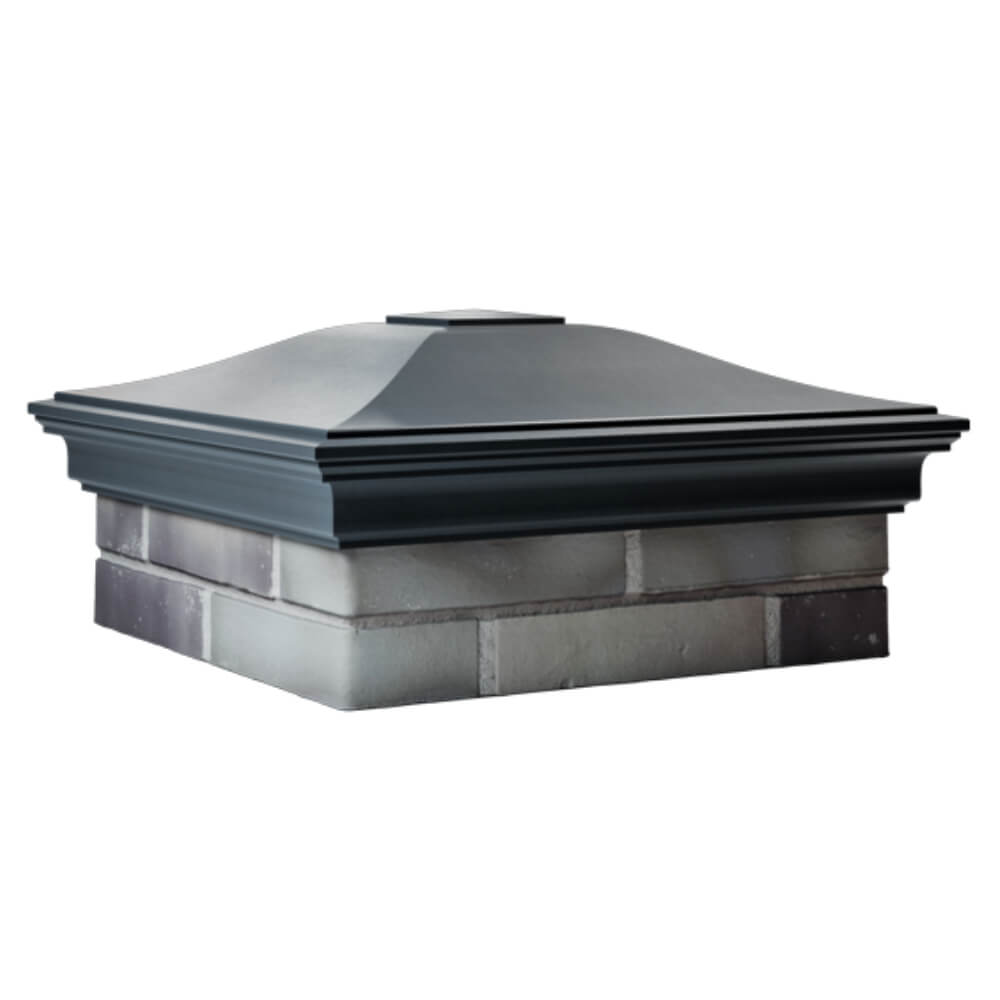 Колпак Zking Монблан Серый на столб 2х2 кирпича (515х515мм) в Балашихе фото