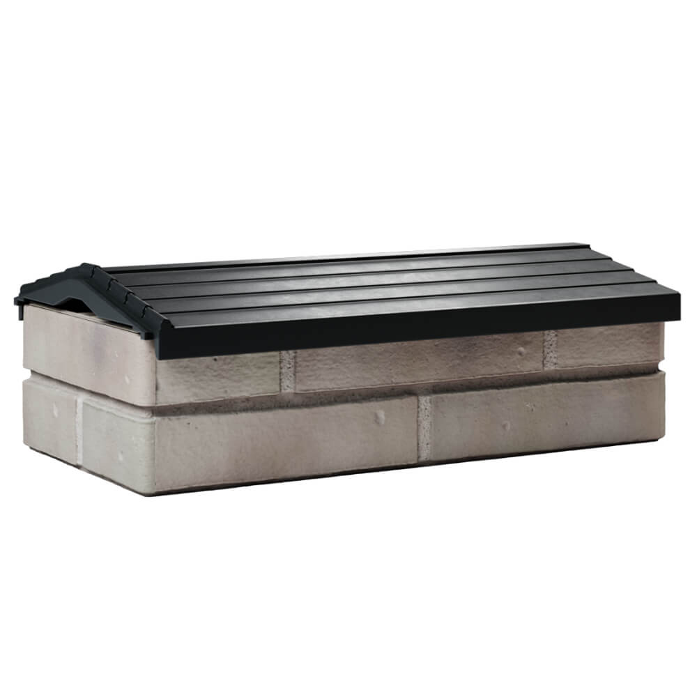 Парапет Zking Бона ХайТек Черный с посадкой на 1 кирпич (200/225/255мм) Балашиха фото