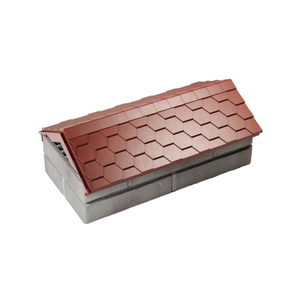 Парапет Zking Эверест Красный с посадкой на 1 кирпич (200/225/255мм) в Балашихе фото
