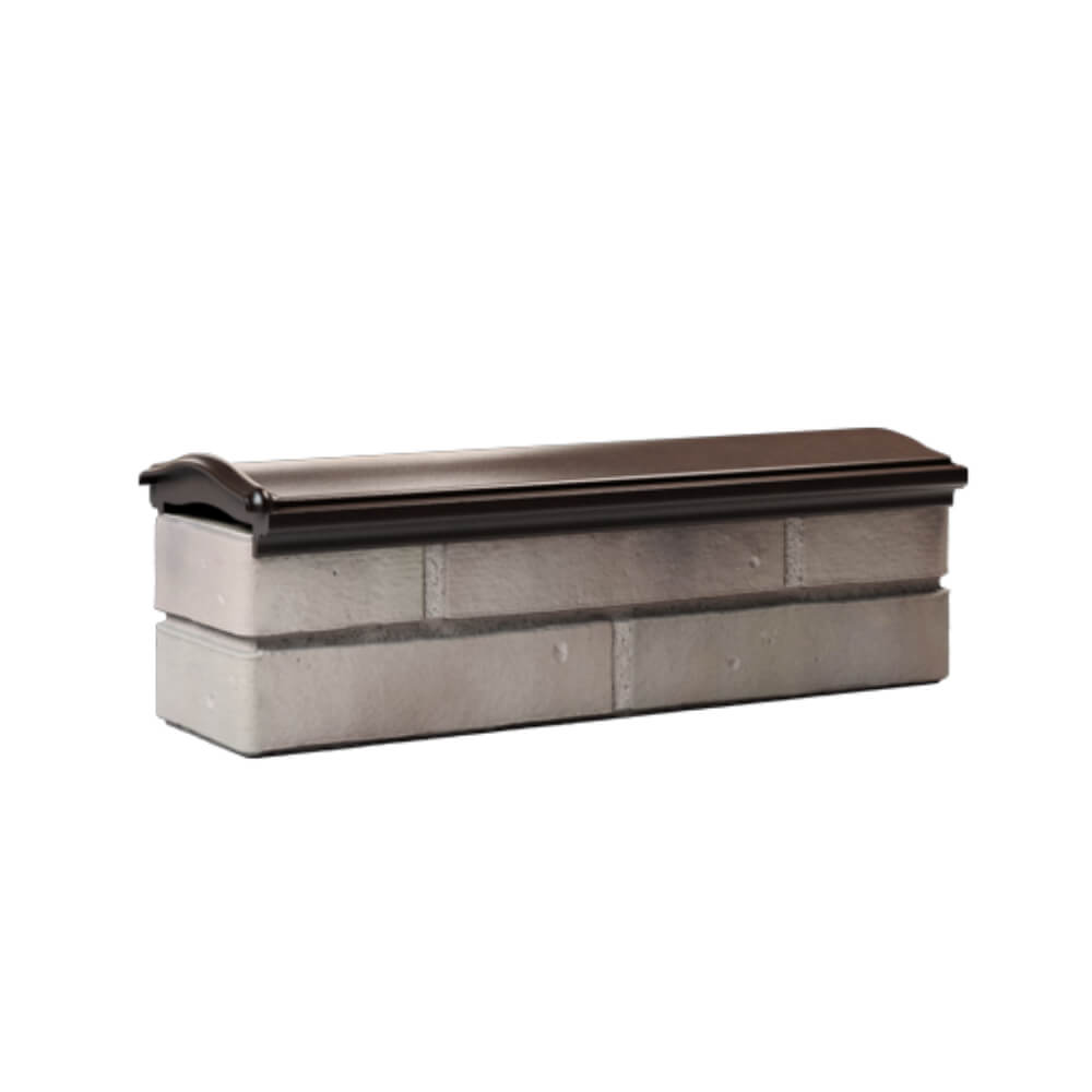 Парапет Zking Монблан Коричневый посадка на 0.5 кирпича (130мм) Балашиха фото