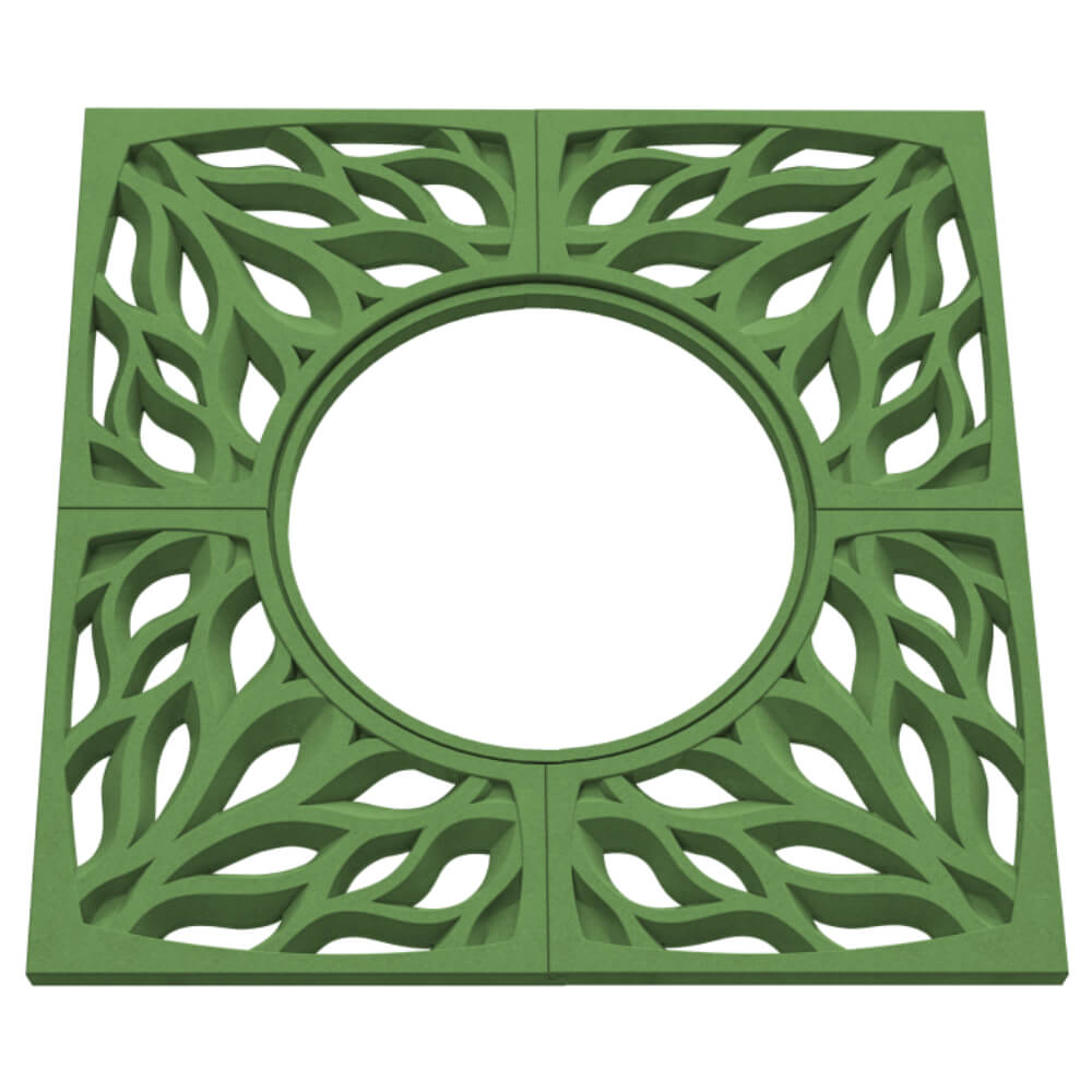 Приствольная решетка для дерева ZKING CRUST 1.2х1.2м Зеленая в Балашихе фото