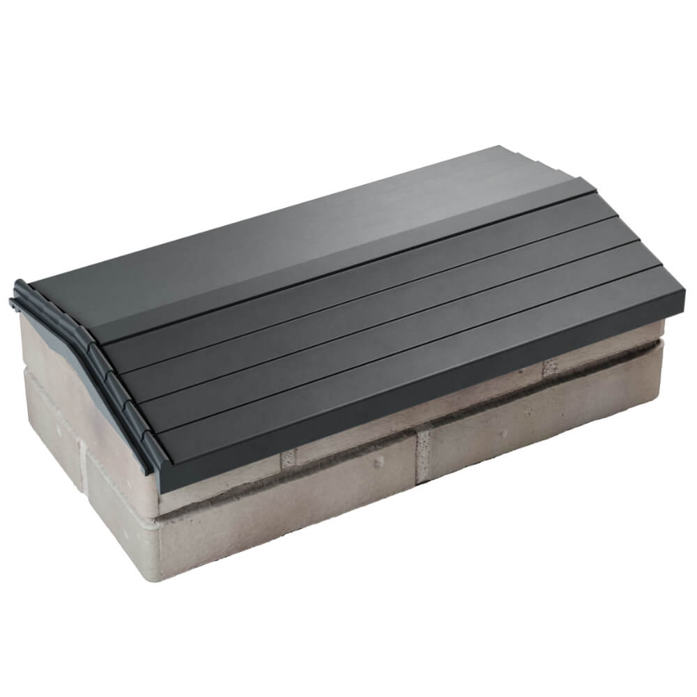 Парапет Zking Бона ХайТек Серый с посадкой на 1 кирпич (200/225/255мм) в Балашихе фото